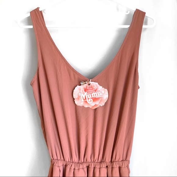 Show Me Your Mumu Kendall Dress in Rustic Mauve Crisp Size XS - Picture 6 of 10